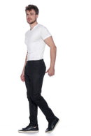 Calça Sarja Moletom 7791 Preta