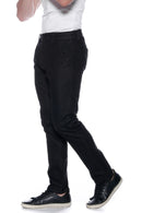 Calça Sarja Moletom 7791 Preta