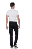 Calça Sarja Moletom 7791 Preta