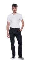 Calça Sarja Moletom 7791 Preta
