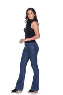 Calça Flair 7803 Azul Jeans Bella Canvas