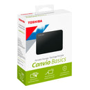 HD Externo Toshiba 1TB Canvio Basics Preto - HDTB410XK3AA I