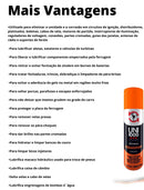 2 Spray Desengripante E Lubrificante Aerossol Uni1000 300ml - kit / 2