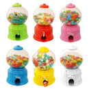 Mini Máquina Doce Bolha Gumball Dispenser Coin Bank Crianças Brinquedo Baleiro Cor Aleatoria