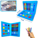 Kit 2 Maletas De Pintura Infantil Estojo Escolar 24 Peças