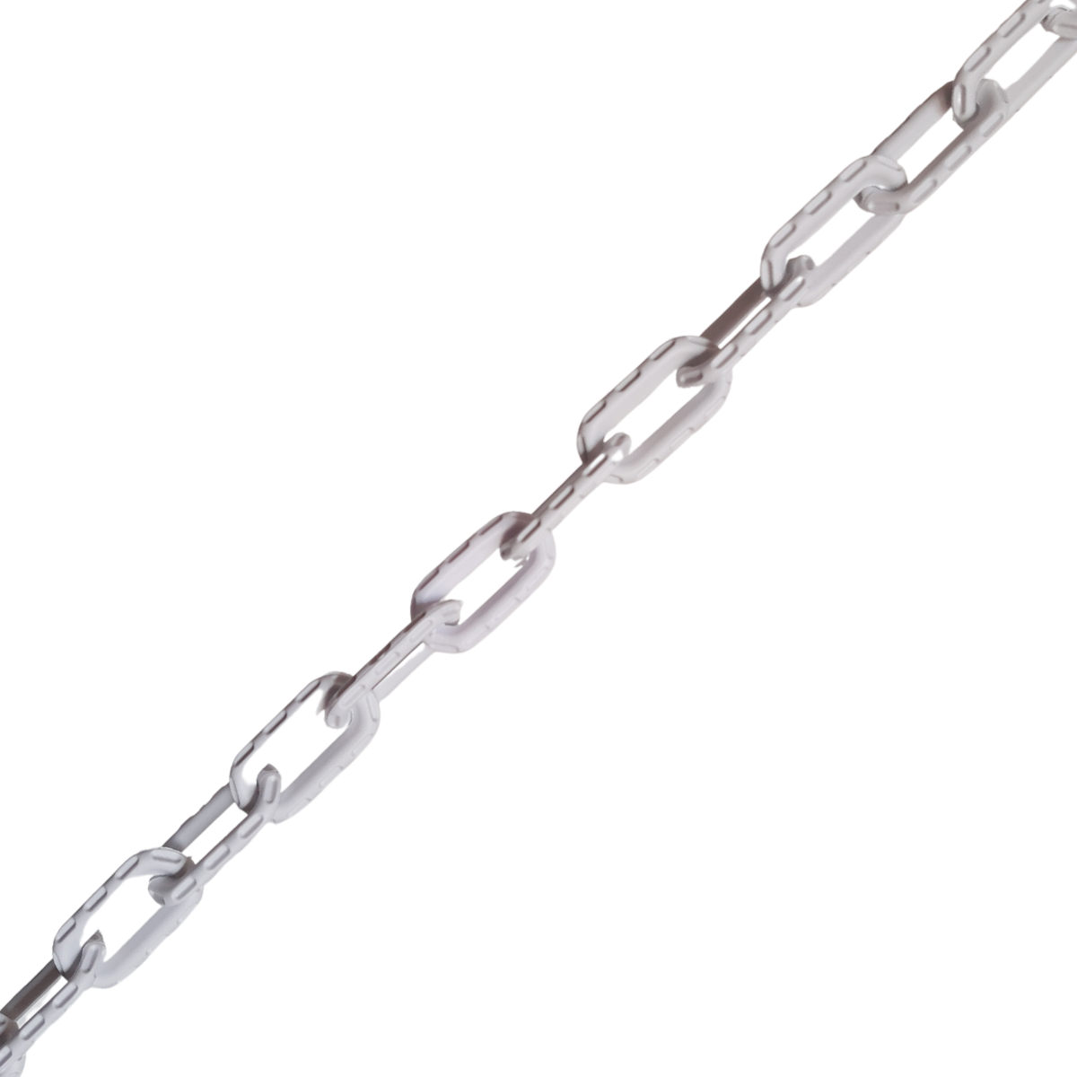 10 Mt Corrente Plástica Isolamento Calha Chuva Elo P Branco