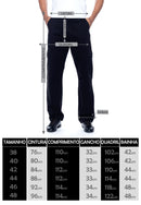 Calça Cargo Macaw Sarja 7657 Cinza