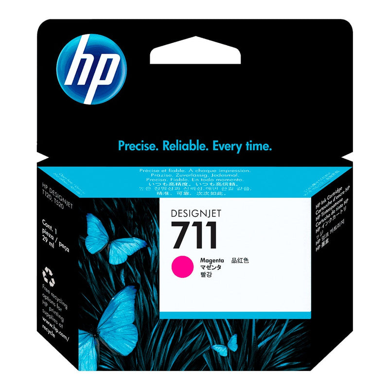 Cartucho de Tinta HP 711 Magenta PLUK 29ml CZ131AB