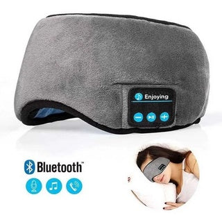 Máscara de Dormir Tapa Olho Musical com Som Bluetooth