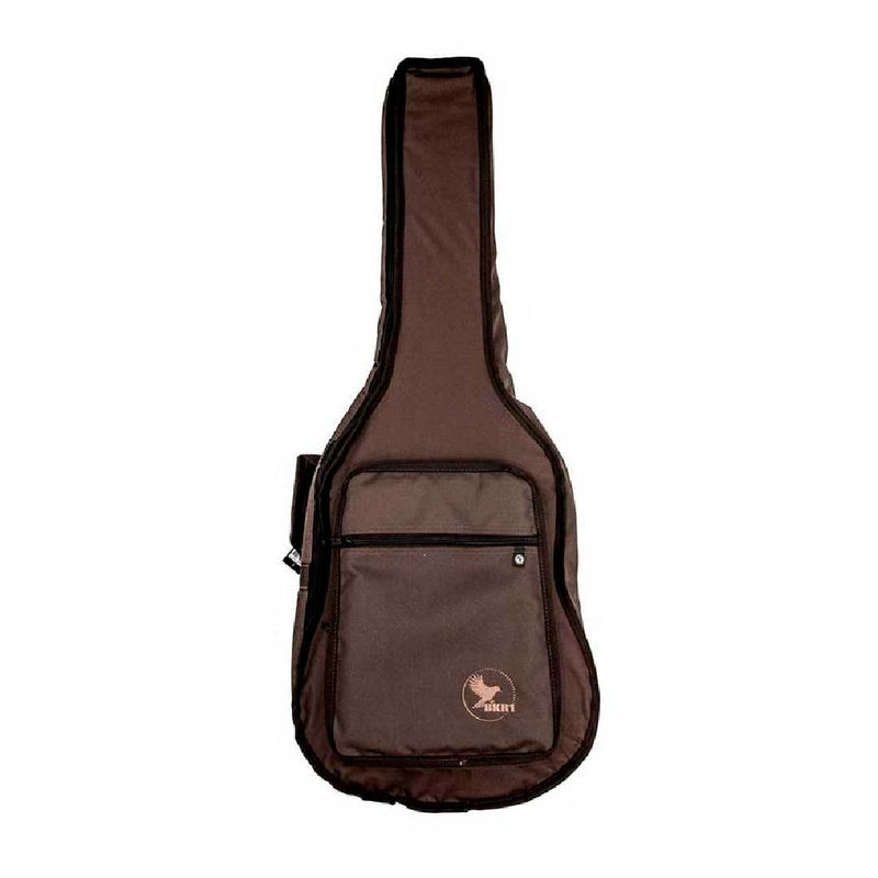 Capa P/ Violão Folk Extra Bolso Cargo - Nylon 600 - Marrom Bkr 1