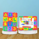 Tapete Eva Infantil Letras Números Tatame Didático Alfabeto