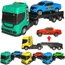 Caminhão Guincho Infantil Com Carrinho De Brinquedo Reboque