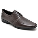 Sapato Casual Conforto Couro Marrom 014