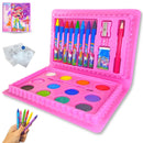 Maleta De Pintura Infantil Estojo Com 24 Peças Para Colorir