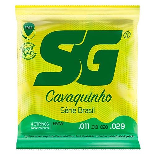 Encordoamento P/cavaquinho C/bolinha Tensão Alta Série Brasil 0.011 Sg
