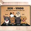 Tapete Capacho Personalizado com Nome e Imagem Pet