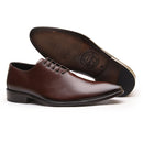 Sapato Social Masculino Oxford Couro Cromo Mouro