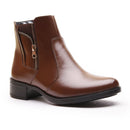 Bota Montaria Cano Curto Couro Comfort Café 1008