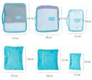Organizador De Mala De Bagagem Viagem Kit 6 Necessaire Bolsa