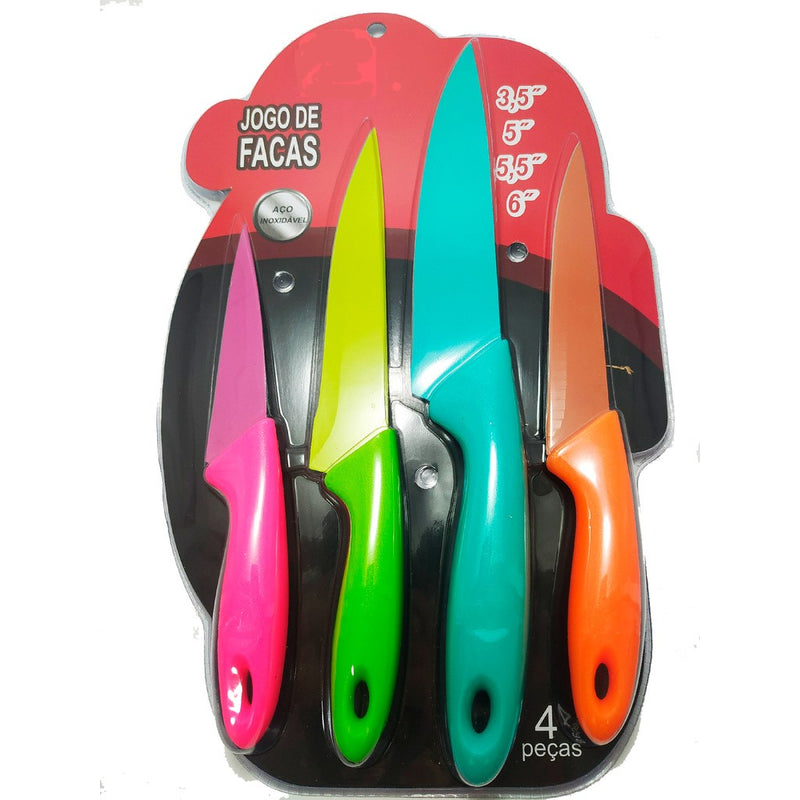 Kit de Facas Color Kitchen