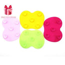 Tapete Para Limpeza De Pincéis Silicone / Pad de limpeza da escova para cuidar e limpar pincéis