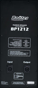 Caixa De Som Passiva Bootes Bp-1212  A.f. 12 Pol+dti  300w/mus