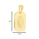 Corrente Elo Alongado Fecho Gaveta 2mm - 5g - 70 Cm + Pingente Placa Diamantada Escultura Jesus - 2,0 X 1,5 Cm
