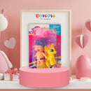 Unicórnio Com Boneca De Vinil C/cabelo Acessórios Brinquedo