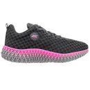 Tênis Feminino Grafite E Pink De Amarrar