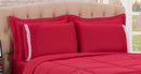 Kit De Edredon E Jogo De Cama Angelo Queen Size 05 Peças Vermelho - Deccoralle