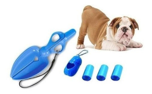 Tesoura Pá Higiênica Coletora Pet Cão Cachorro Scooper