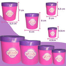 Kit Cozinha De Brinquedo Potes De Mantimentos Infantil Com Tampa