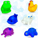 Bichinhos De Vinil Brinquedo De Banho Do Bebê Kit 12 Peças