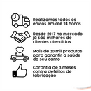 Protetor Borda De Porta Todos Veículos 7x10mm 5m Mini Preta