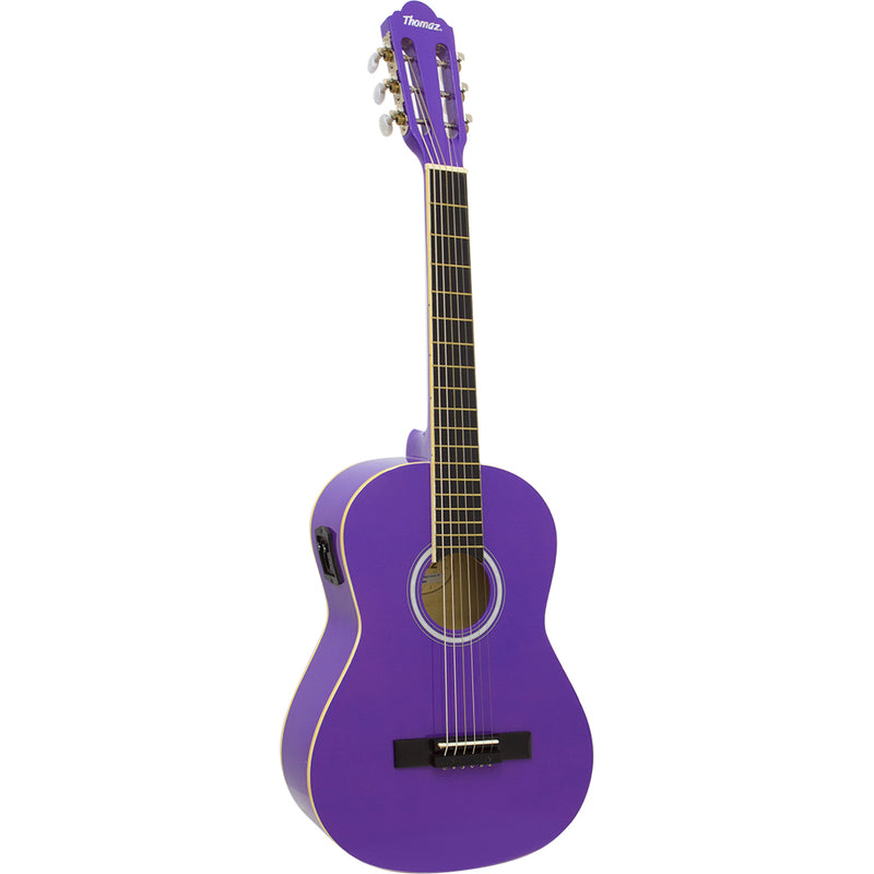 Violão Eletroacústico Kids De Aço Tcg 360 A Eq Roxo Thomaz