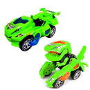 Carrinho Transformers Dinossauro Tiranossauro Bate e Volta com Sons Luz