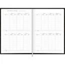 Agenda Executiva Croco Costurada Diária 14,5 X 20,5 Cm 2024