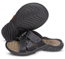 Chinelo Masculino De Couro Preto 5000