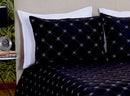 Kit Colcha Cobre Leito Luan Queen Size - 03 Peças Preto