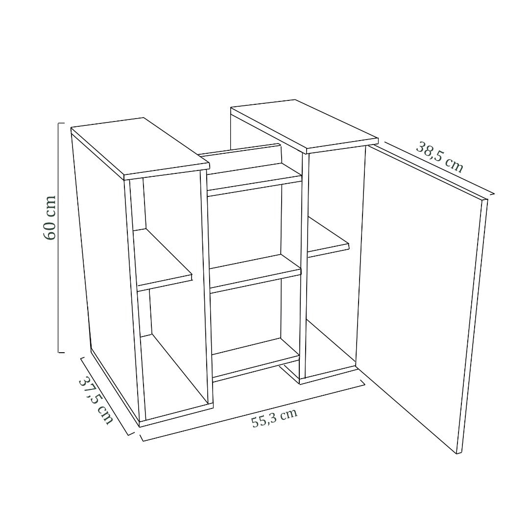 Gabinete De Coluna Trovarelli Branco