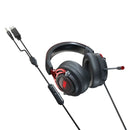 Headset Gamer AOC GH210RA1B/FG STEREO USB P3 LED GH210RA1B