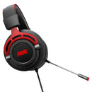 Headset Gamer AOC GH210RA1B/FG STEREO USB P3 LED GH210RA1B