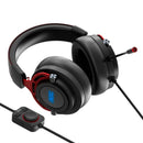 Headset Gamer AOC GH300RB2B/FG STEREO USB P3 LED GH300RB2B