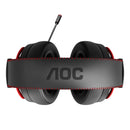 Headset Gamer AOC GH300RB2B/FG STEREO USB P3 LED GH300RB2B