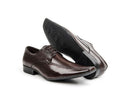 Kit 01 Par De Sapatos Café + Cinto + Porta Cédulas + Calçadeira