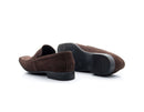 Sapato Mocassim Masculino Camurca Café