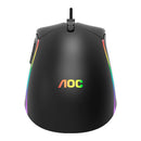 Mouse Gamer AOC Ultraleve 16000DPI RGB - GM510B/FG