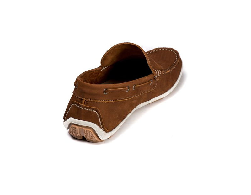 Mocassim Casual Youth Couro Castor 5010