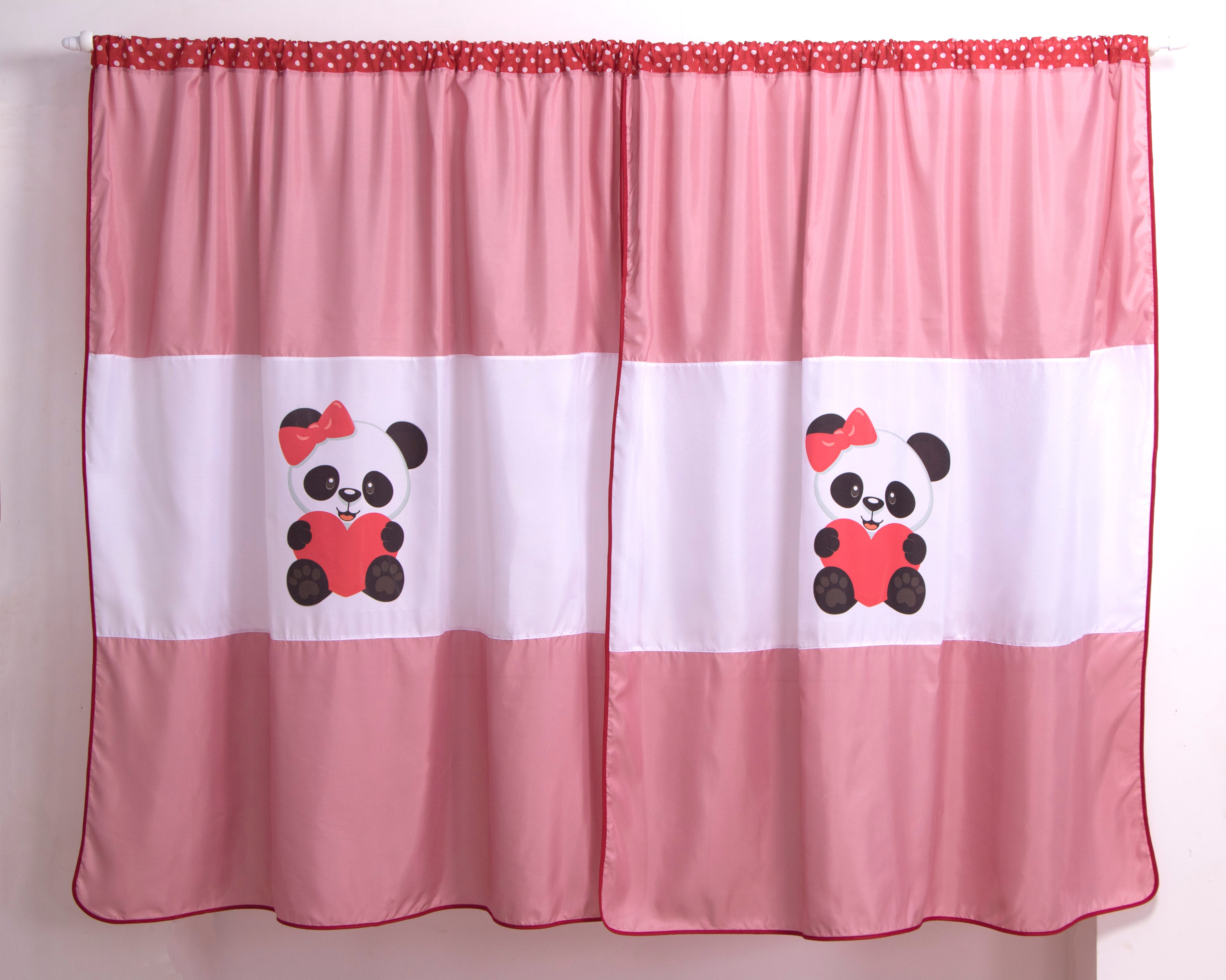 Cortina Infantil Panda 2,00m X 1,70m