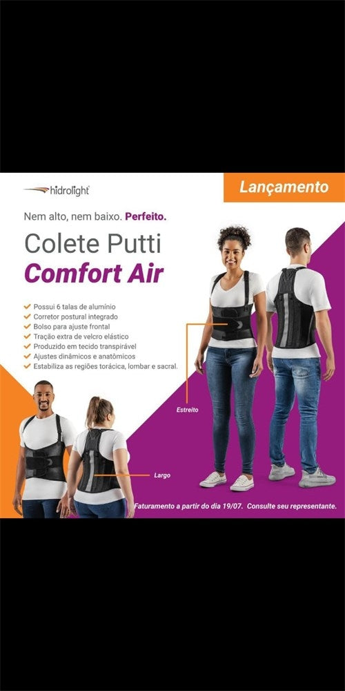 Colete Putti Comfort Air Estreito G Hidrolight Or1460_3